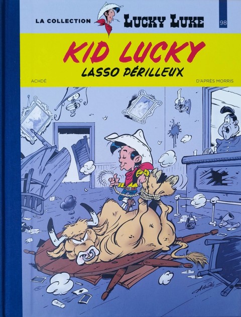 Couverture de l'album Lucky Luke La collection Tome 98 Kid Lucky - Lasso périlleux