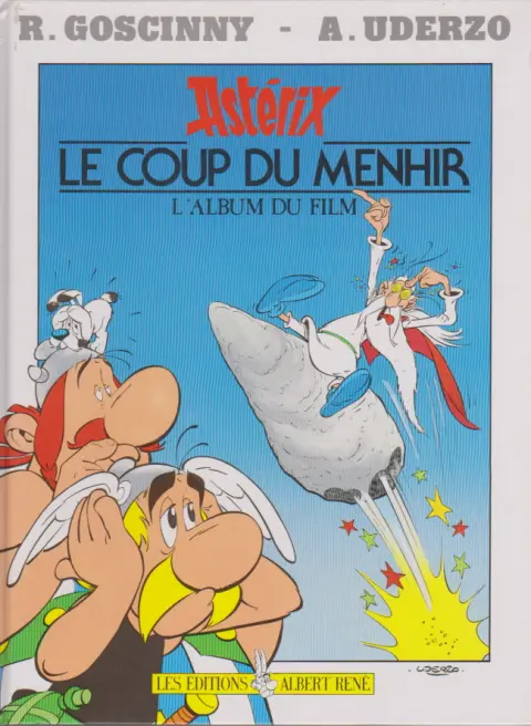 Couverture de l'album Astérix L'Album du film Le Coup du menhir