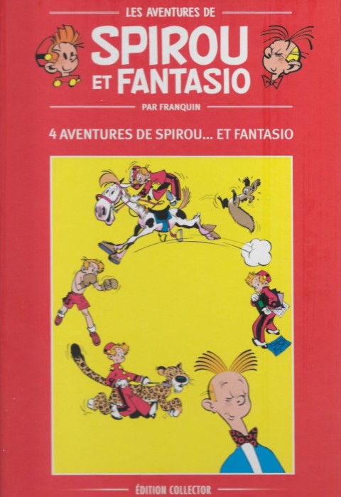 Couverture de l'album Spirou et Fantasio Édition collector Tome 1 4 aventures de Spirou... et Fantasio