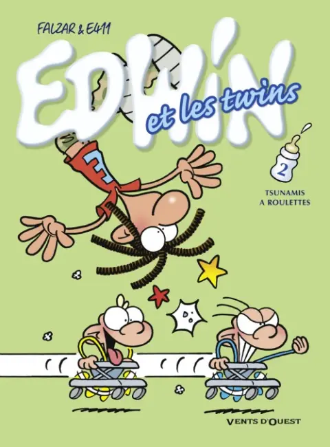 Edwin et les Twins Tome 2 Tsunamis à roulettes