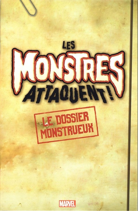 Couverture de l'album Les Monstres attaquent Le dossier monstrueux
