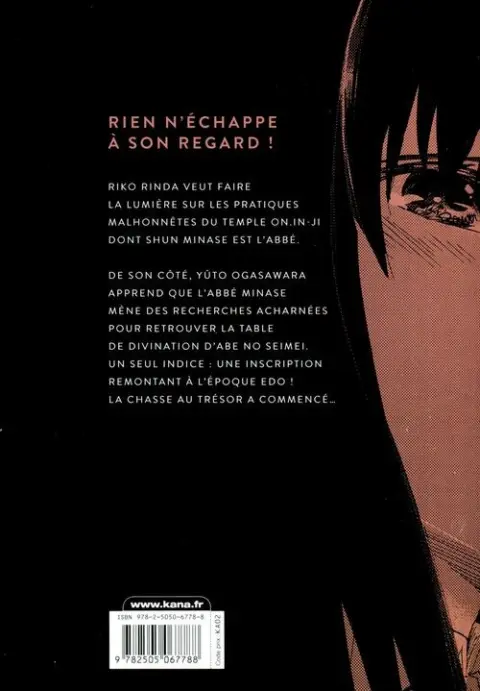 Verso de l'album Q Mysteries 8