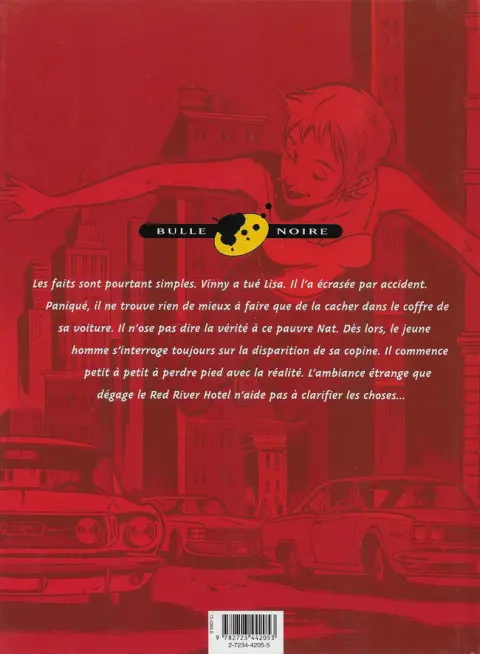 Verso de l'album Red River Hotel Tome 2 Nat et Lisa - IIème partie