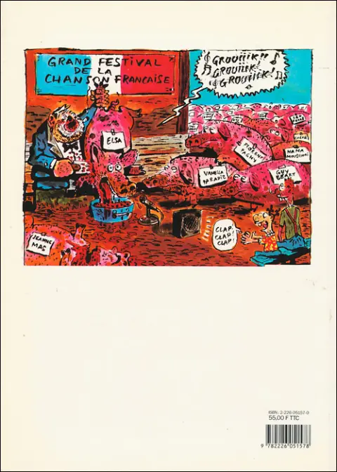 Verso de l'album Les Sales blagues de l'Echo Tome 3