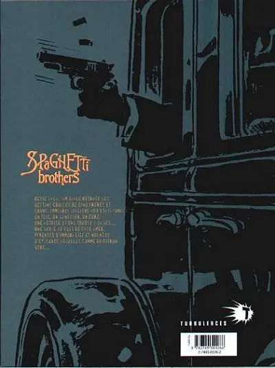 Verso de l'album Spaghetti Brothers Version en couleur Tome 2