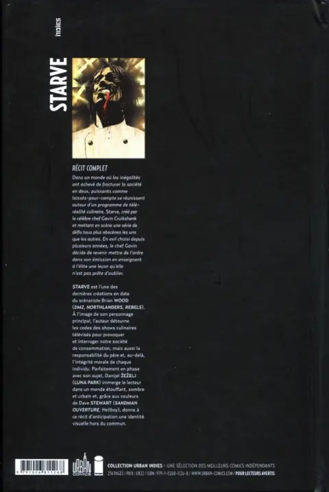 Verso de l'album Starve