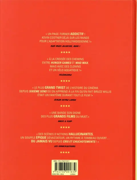 Verso de l'album Les Survivants de la révolte finale de l'apocalypse L'ultime prophétie de la sorbetière perdue