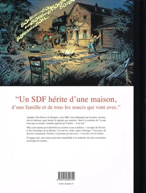 Verso de l'album À coucher dehors Tome 1