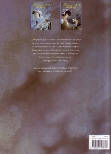 Verso de l'album L'Auberge du bout du monde Tome 2 Des pas sur le sable
