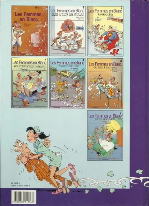 Verso de l'album Les Femmes en Blanc Tome 1