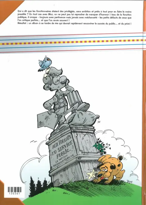 Verso de l'album Les Fonctionnaires Tome 2 Réduction du temps de travail