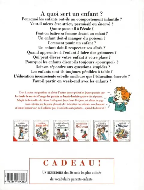 Verso de l'album Le Guide Tome 5 Le guide de survie à l'usage des parents
