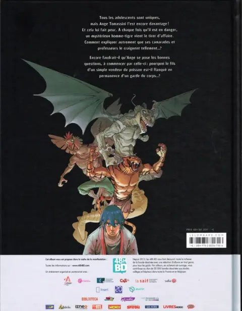Verso de l'album Klaw Tome 1 Éveil