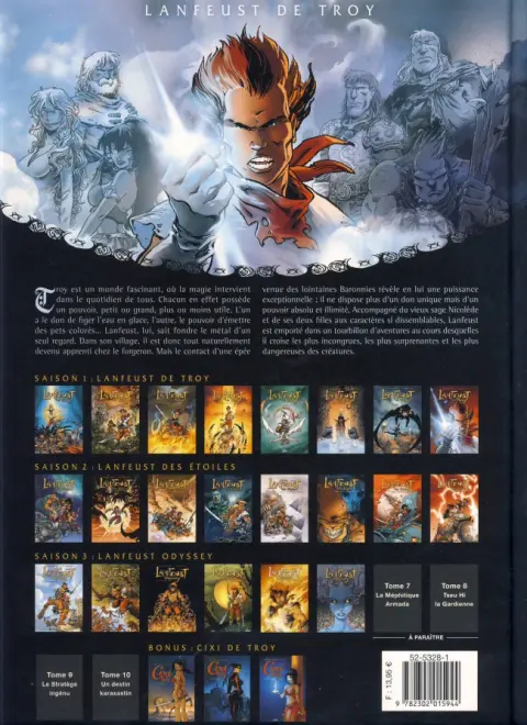 Verso de l'album Lanfeust de Troy Tome 5 Le frisson de l'Haruspice