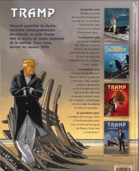 Verso de l'album Tramp Tome 1 Le piège