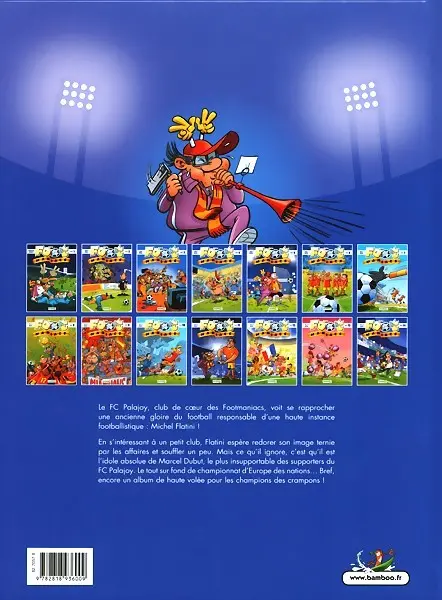 Verso de l'album Les Foot-maniacs Tome 14