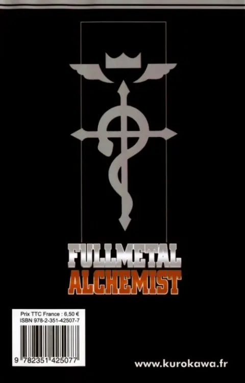 Verso de l'album FullMetal Alchemist Tome 23