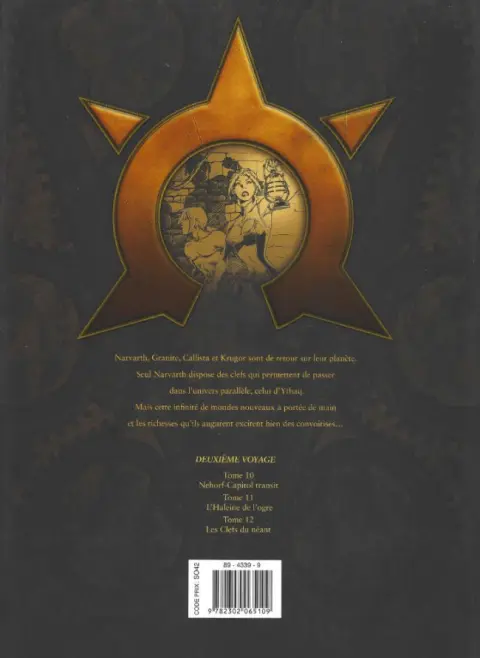 Verso de l'album Les Naufragés d'Ythaq Deuxième Voyage Tomes 10 à 12