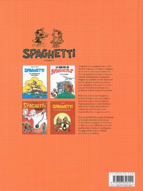 Verso de l'album Spaghetti Intégrale 5