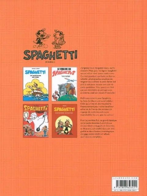 Verso de l'album Spaghetti Intégrale 5
