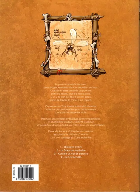 Verso de l'album Trolls de Troy Intégrale Tomes 1 à 4