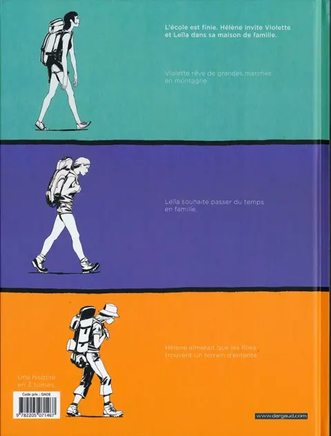 Verso de l'album Le Bel Âge Tome 3 Départs
