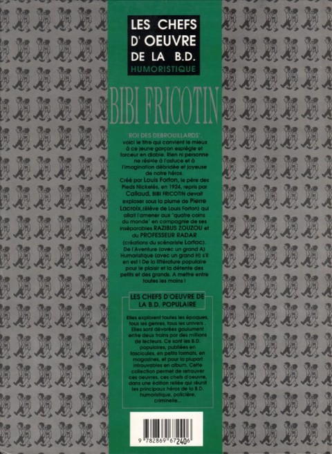 Verso de l'album Bibi Fricotin 2