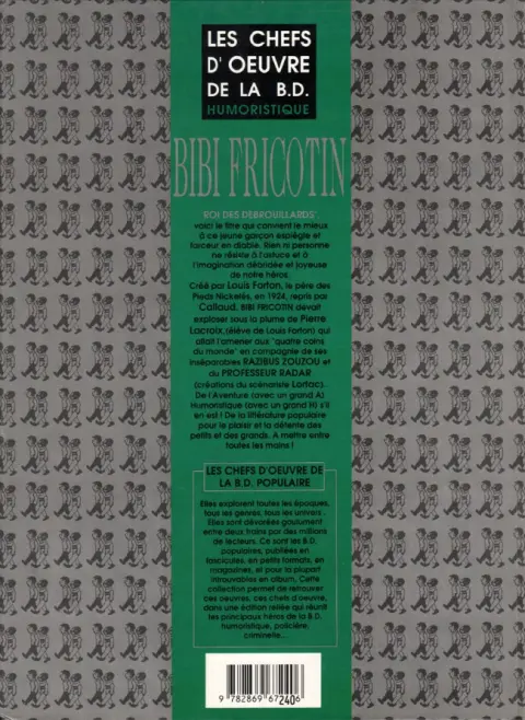 Verso de l'album Bibi Fricotin 2