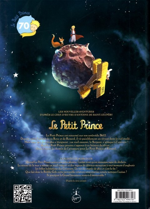 Verso de l'album Le Petit Prince - Les Nouvelles Aventures Tome 17 La planète du bubble gob