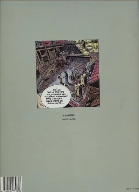 Verso de l'album Le Blaireau Tome 1 Brenda