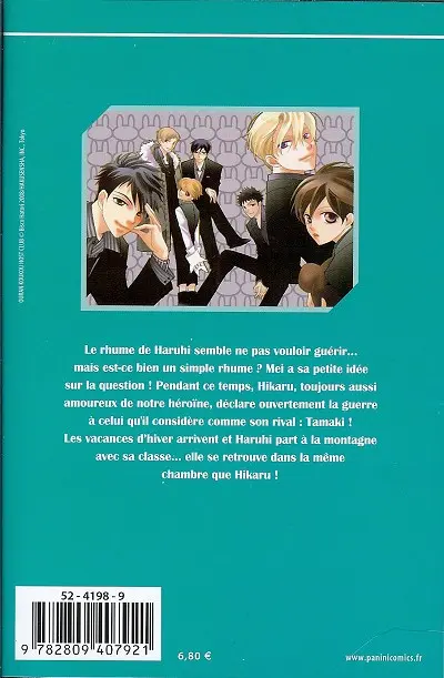 Verso de l'album Host Club - Le lycée de la séduction Volume 13