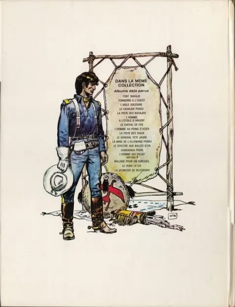 Verso de l'album Blueberry Tome 11 La mine de l'Allemand perdu