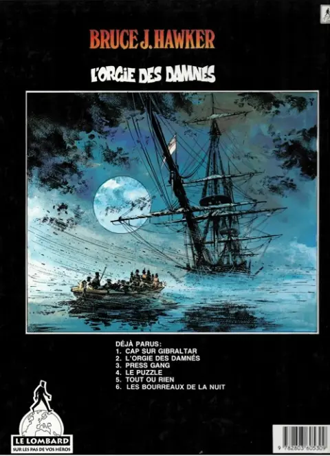 Verso de l'album Bruce J. Hawker Tome 2 L'orgie des damnés