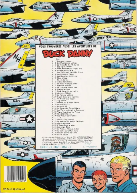 Verso de l'album Buck Danny Tome 16 Menace au nord