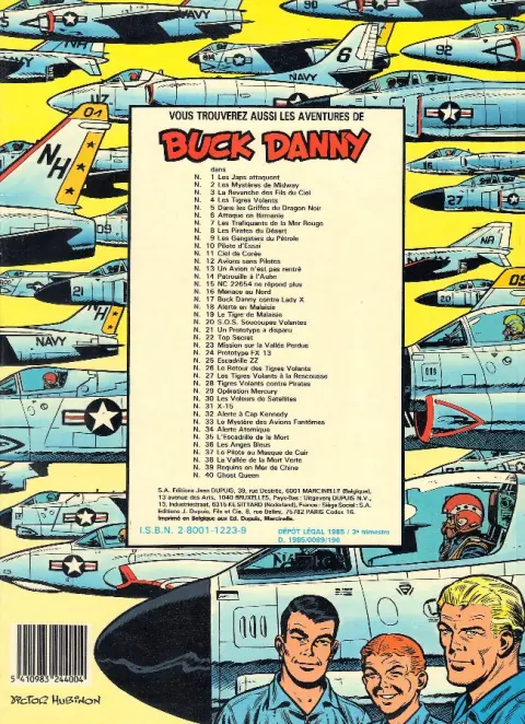 Verso de l'album Buck Danny Tome 27 Les Tigres volants à la rescousse !