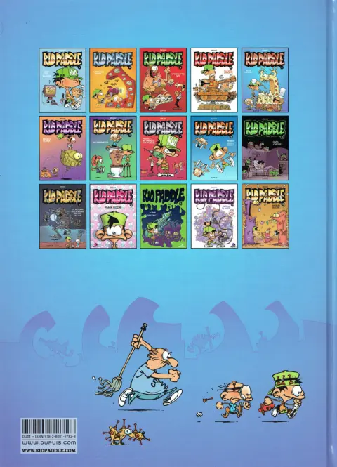 Verso de l'album Kid Paddle Tome 5 Alien chantilly
