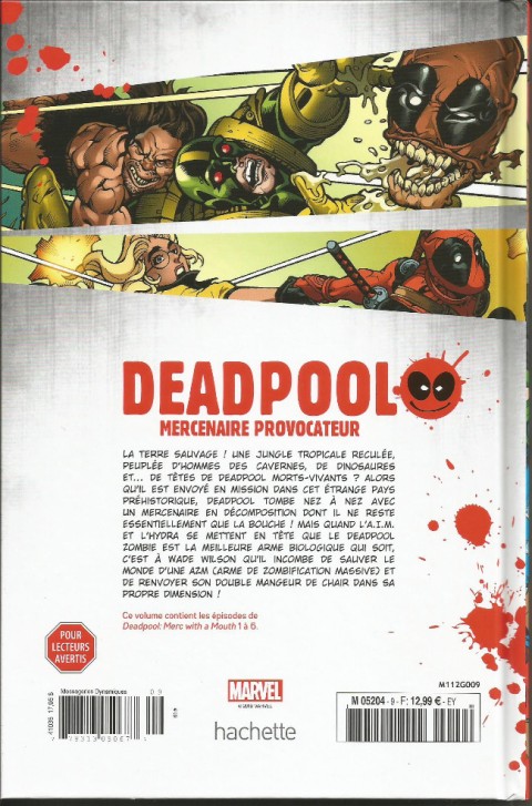 Verso de l'album Deadpool - La collection qui tue Tome 9 Mercenaire provocateur