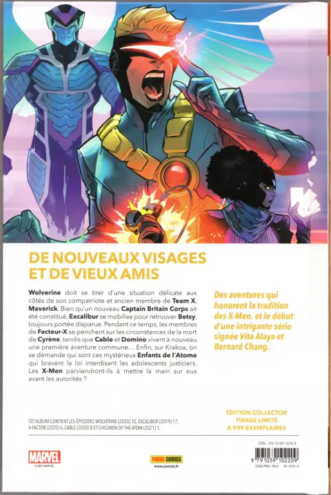 Verso de l'album Reign of X Volume 04