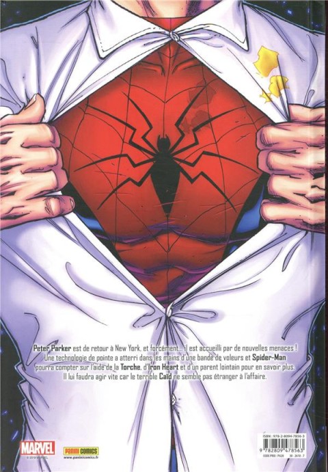 Verso de l'album Peter parker : the spectacular spider-man Tome 1 Recherché