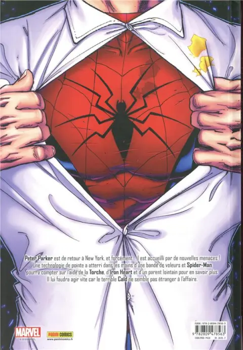 Verso de l'album Peter Parker : The spectacular Spider-Man Tome 1 Recherché