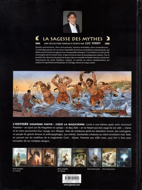Verso de l'album L'Odyssée 2/4 Circé la magicienne