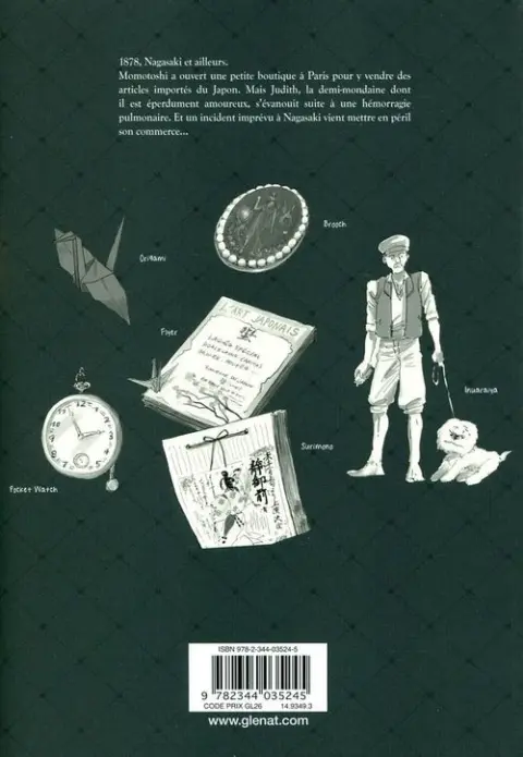 Verso de l'album La lanterne de Nyx 4
