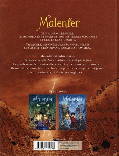 Verso de l'album Malenfer Tome 3 Les héritiers