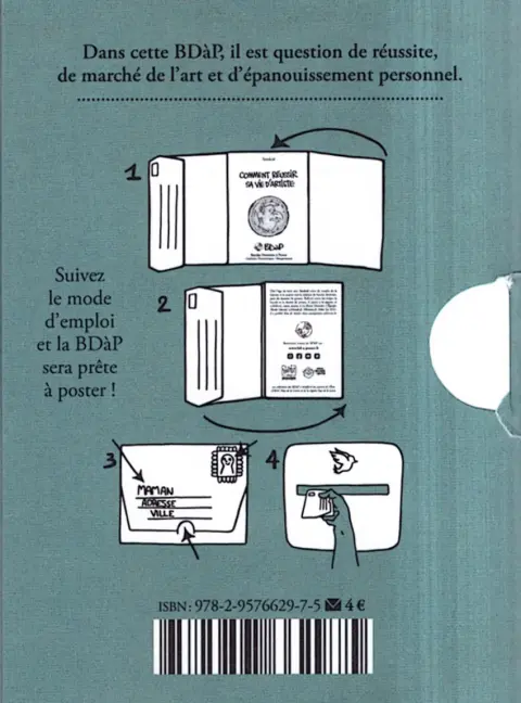 Verso de l'album Comment réussir sa vie d'artiste