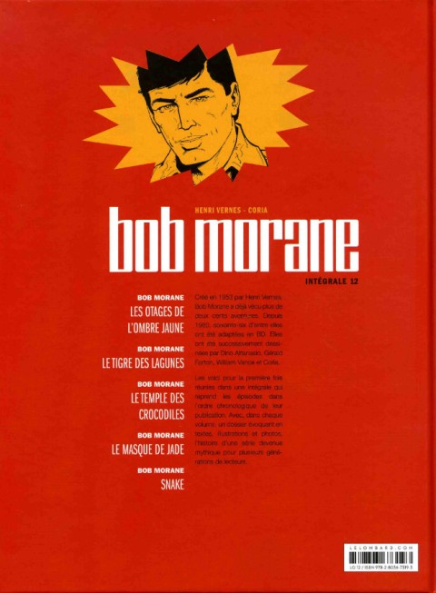 Verso de l'album Bob Morane Intégrale 12