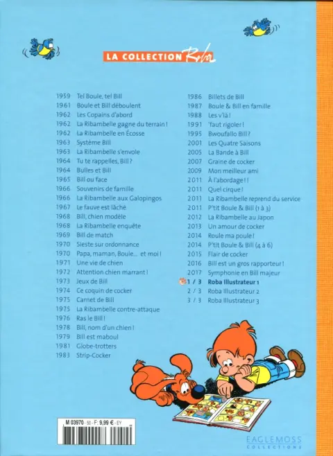 Verso de l'album La Collection Roba Tome 50 Roba illustrateur (1/3)