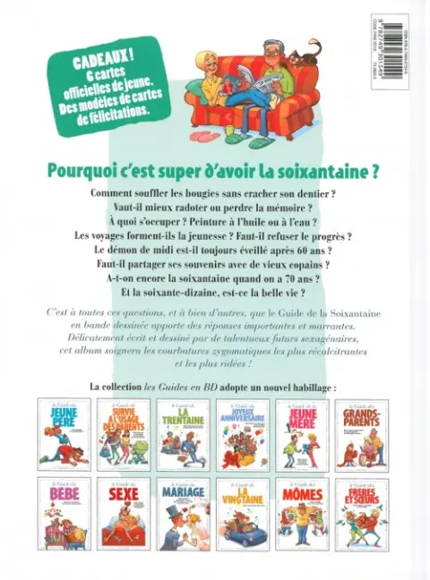 Verso de l'album Le Guide Tome 25 Le guide de la soixantaine