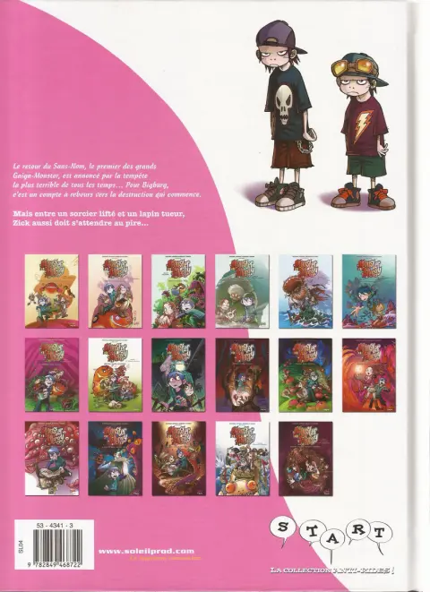 Verso de l'album Monster Allergy Tome 16 Tempête à l'horizon