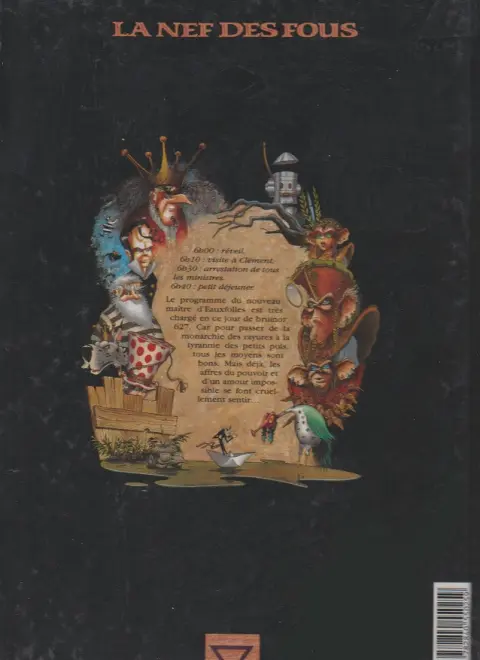 Verso de l'album La Nef des fous Tome 2 Pluvior 627