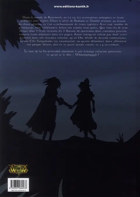 Verso de l'album Les Chroniques de Waow Tome 3 Aventures en pick-up
